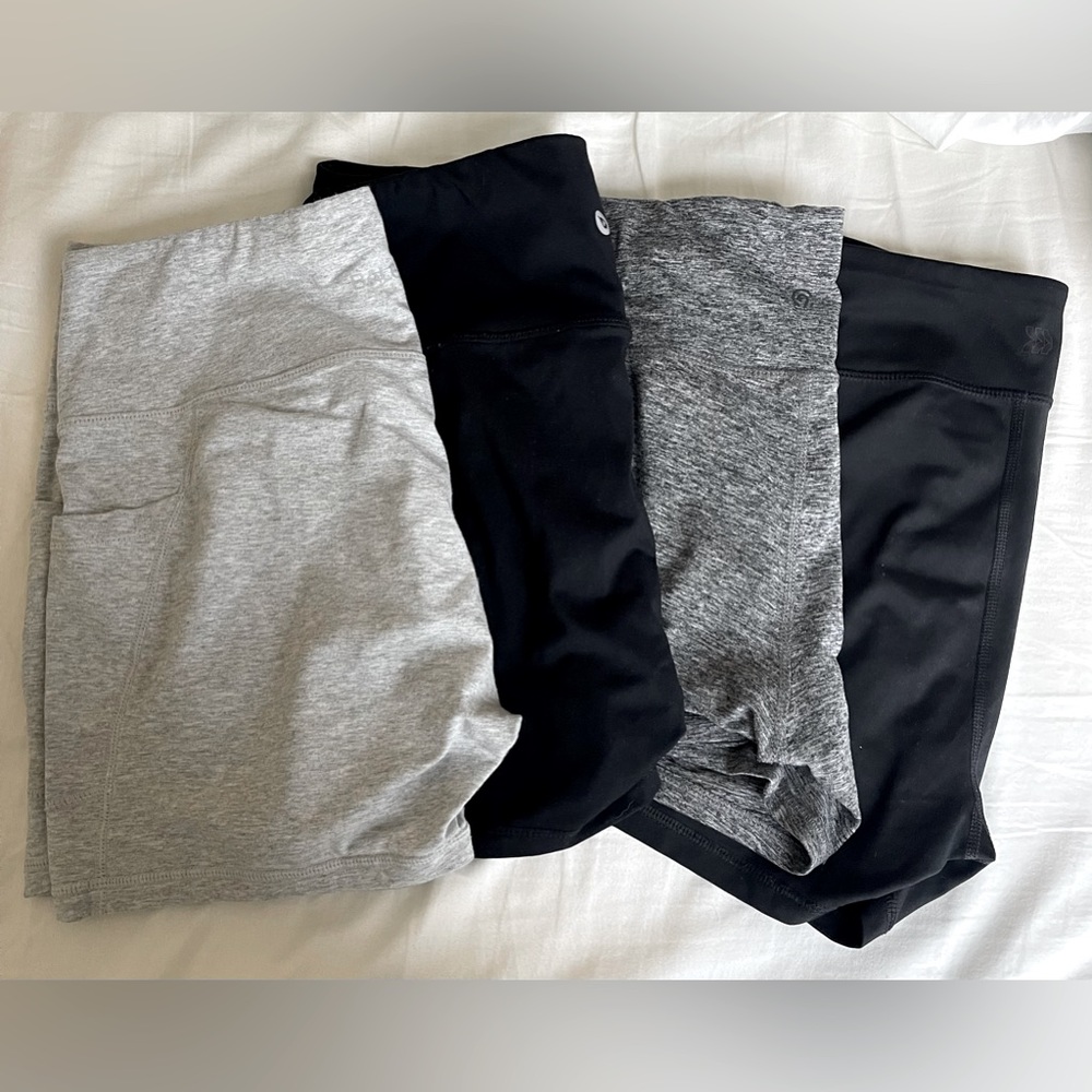 4 pairs athletic shorts
